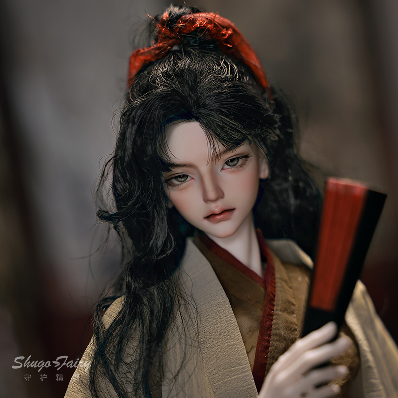 4分bjd娃娃阿野古风武侠龙魂玩偶