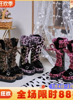 bjd娃鞋子4四分bjd长靴休闲cd2代男fc猫可可mk熊蛋DK高帮do矮人国