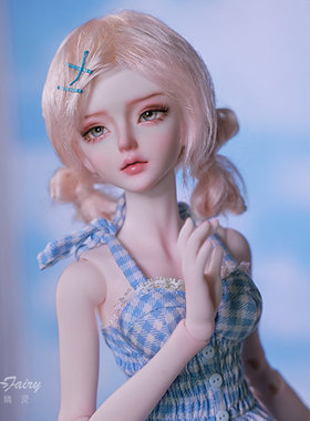 4分bjd四分娃娃Carmen小卡女格子蕾丝花边裙bjd可动关节玩偶礼物