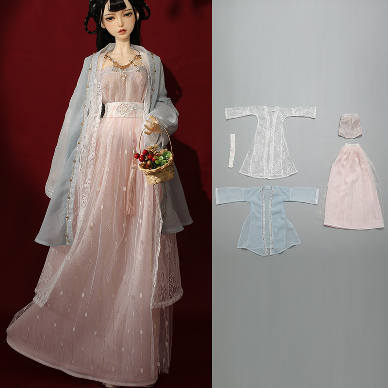 汉服齐胸襦裙仙女古装娃衣