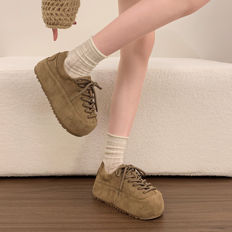 秋季新款复百搭古丑萌大头休闲鞋