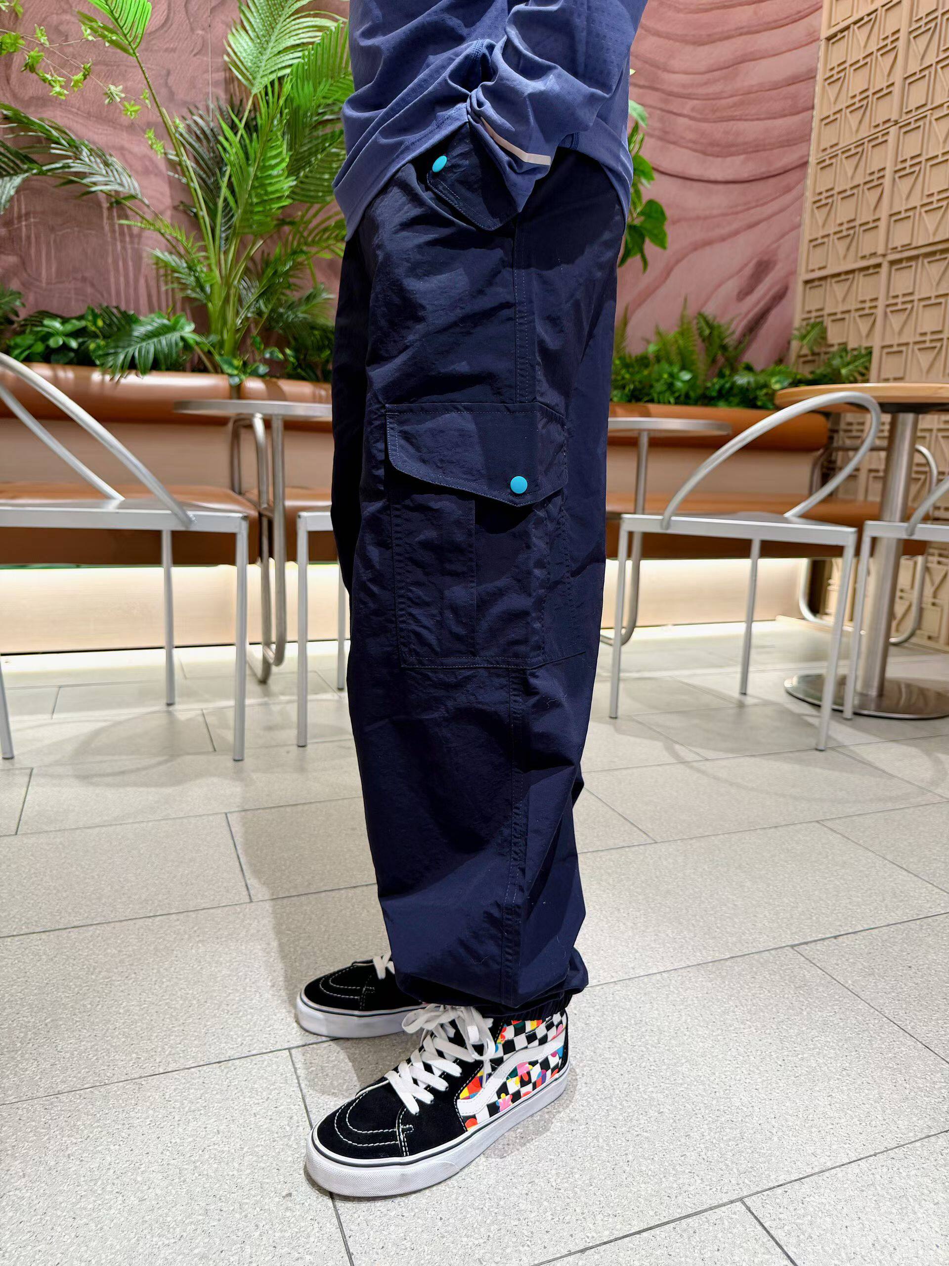 户外防水春夏款儿童速干轻薄口袋工装裤男童宽松长裤新款休闲裤子