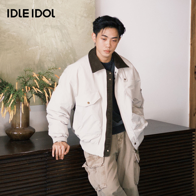 【痴五安直播专属】IDLE IDOL宽松休闲保暖防风夹克90鸭绒羽绒服