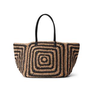 tote Madewell女包大号藤编托特包多隔层皮质手提休闲通勤