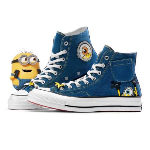 代购Converse x Minions Chuck 70联名香蕉魅力板鞋光明与怪兽
