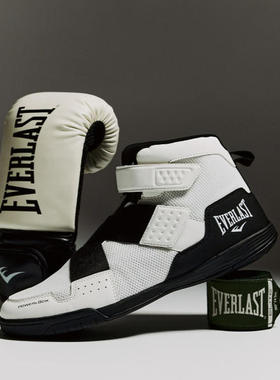 海外代购 Everlast Powerlock 拳击格斗散打全地形运动训练比赛鞋