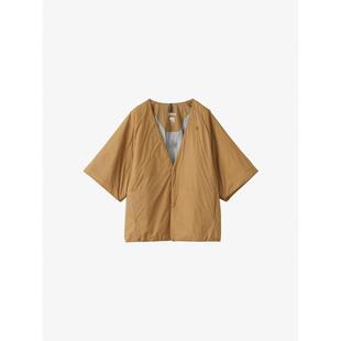 代购Goldwin男士外套保暖透气轻量短袖夹克V领短袖轻薄外套