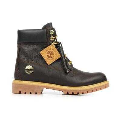 代购TIMBERLAND添柏岚男士工装靴防水耐磨防滑透气系带皮革粗跟