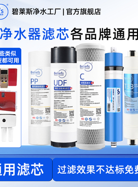 净水器滤芯通用10寸家用全套RO反渗透膜PP棉活性炭饮净水机过滤器