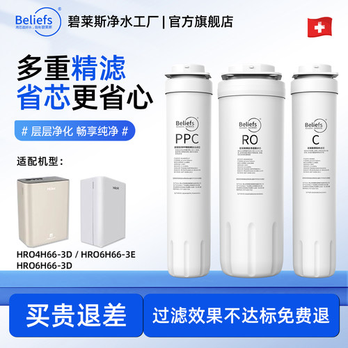 适配于海尔净水器滤芯HRO6H66-3E