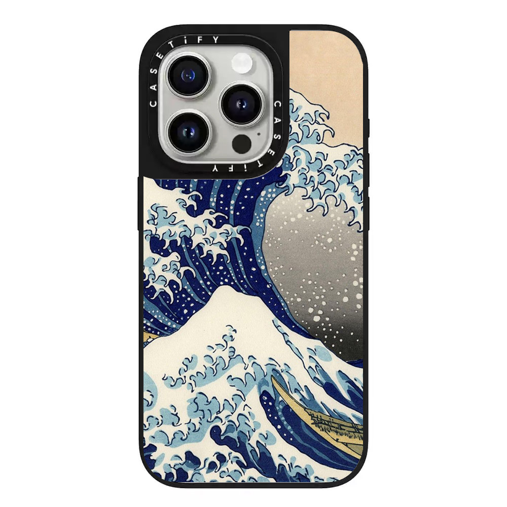 浮世绘手机壳苹果14华为mate60小女孩iPhone15Promax小米13梦游娃娃涂鸦艺术12插画40日系11周边3