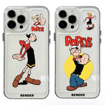 菠菜情侣亚克力全包硬壳