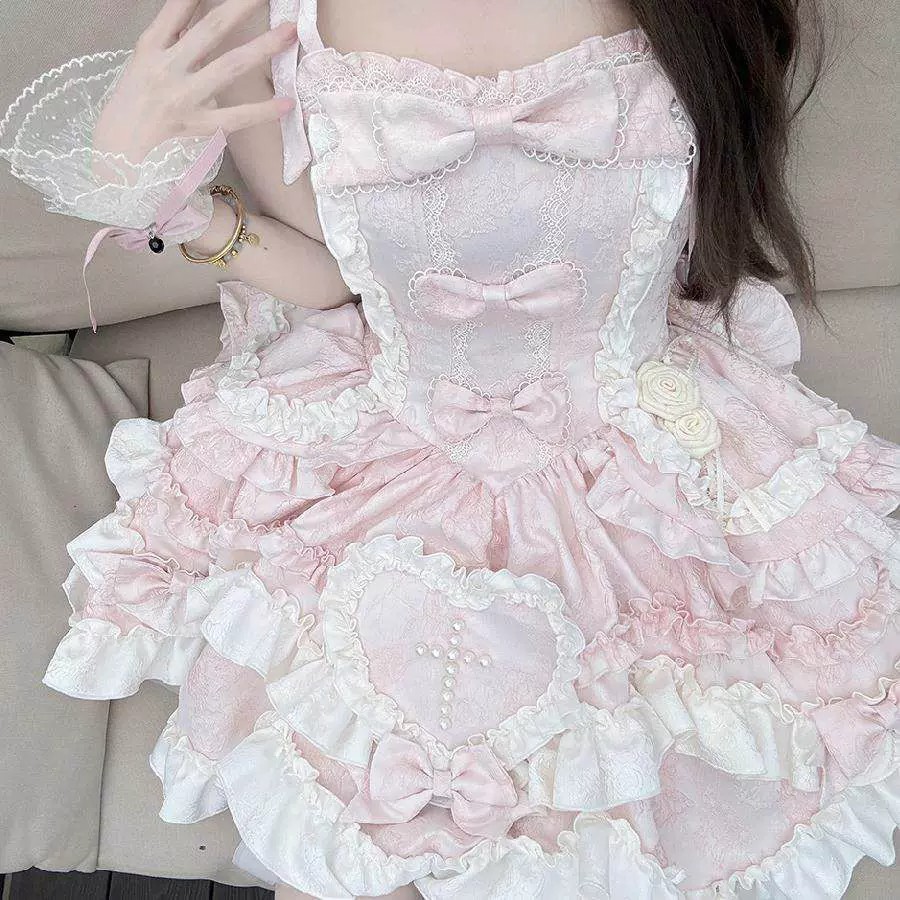 Lolita洋装JSK洛丽塔蓬蓬裙
