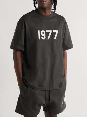 22新款复线短袖essentials1977数字第八季复线高街宽松短袖男大码