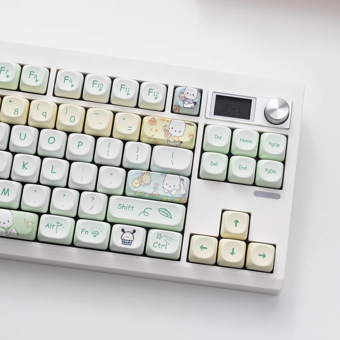 GMK87三模无线蓝牙套件热拔插结构rgb麻将音机械键盘图片
