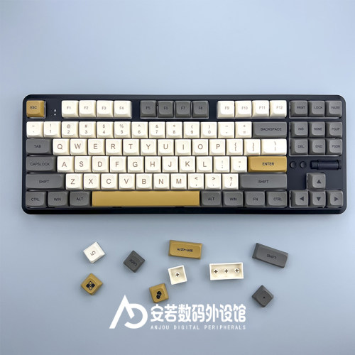 微光键帽xda高度75v3PBT热升华