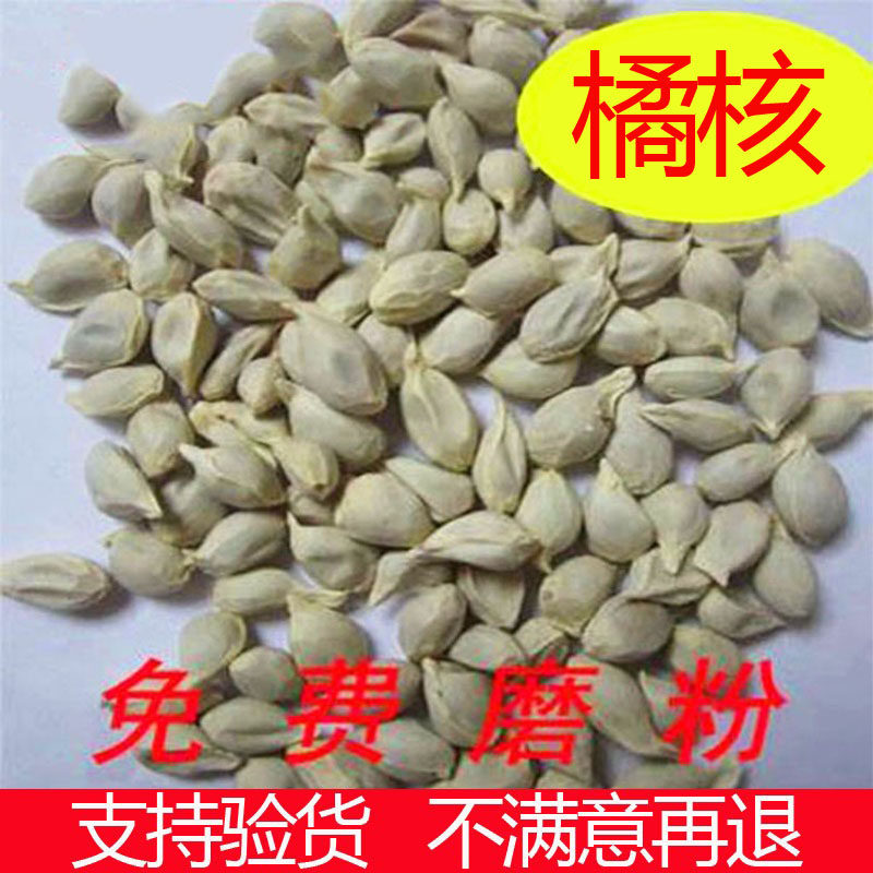中药材桔子籽橘核桔籽桔核橘仁橘子核粉免费打桔核粉500克另有络
