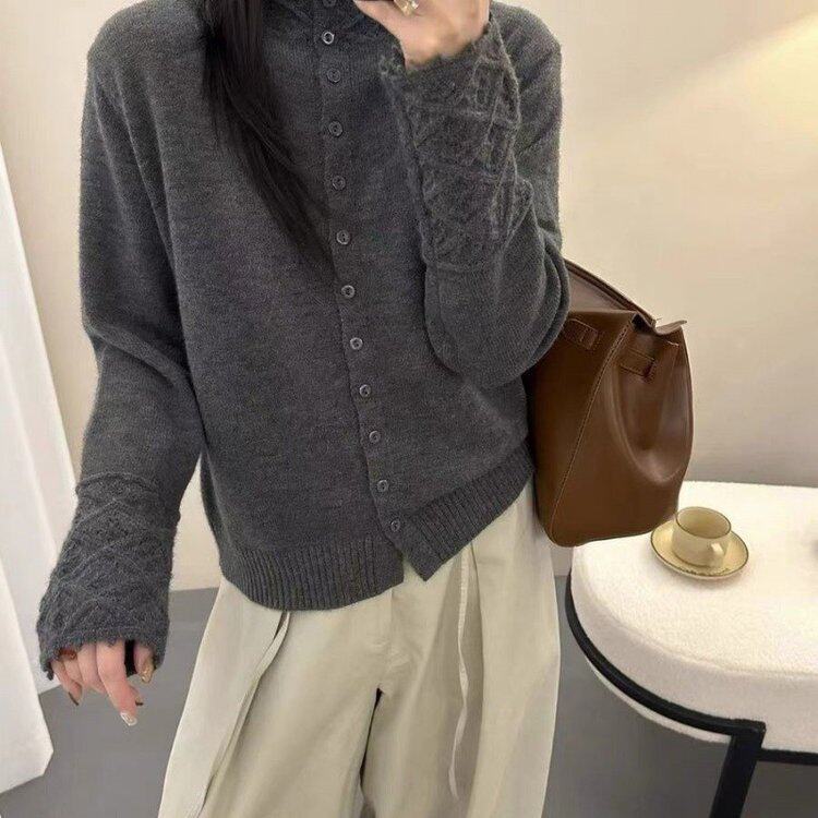原版直播爆款2025冬季新款时尚半高领洋气内搭针织衫上衣