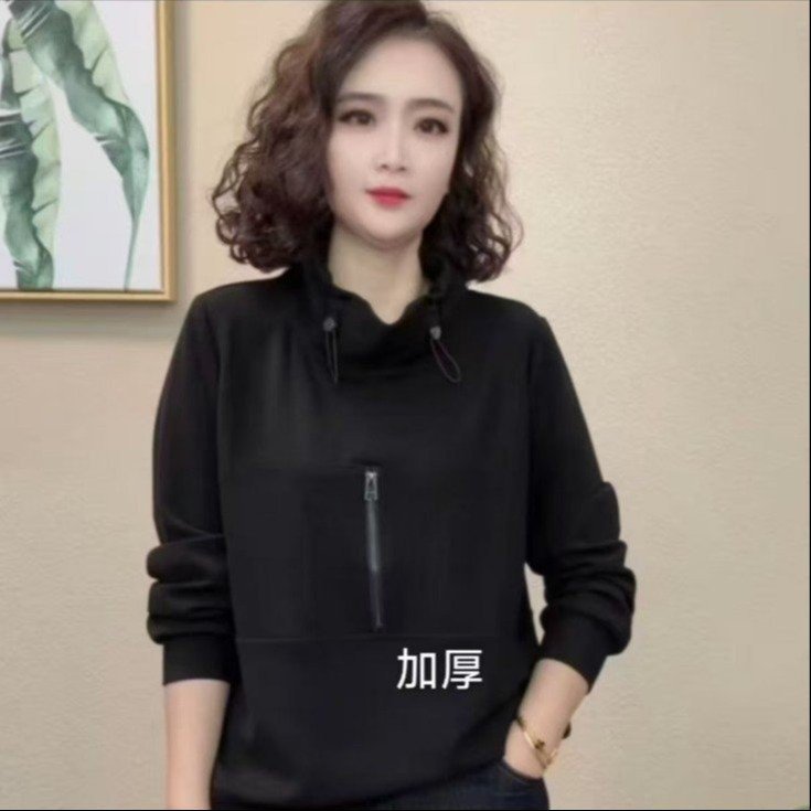 直播爆款2025秋季新款时尚运动韩版洋气设计感卫衣女装