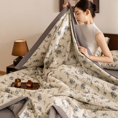 法国LITT 可机洗全棉大豆纤维夏凉被四件套单人夏被宿舍空调被202