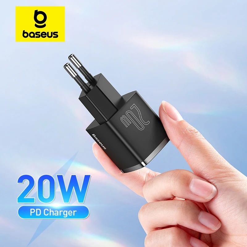 Baseus USB Type C Charger 20W Portable USB C Charger Support