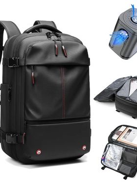 Men Travel Backpack vacuum compression 17 inch Laptop Backpa