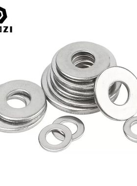 304 Stainless Steel Flat Washer M1.6 M2 M2.5 M3 M4 M5 M6 M8