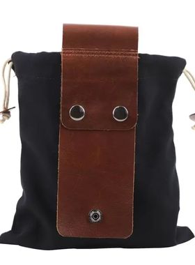 Outdoor Foraging Case Bag Leather Bushcraft Bag Vegetable Ha