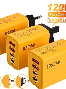 4 Ports USB C PD Charger Quick Charge 3.0 Type C USB Phone C