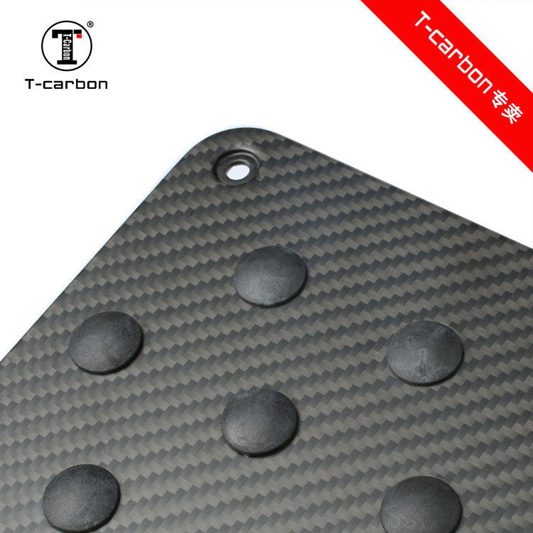 T-Carbon碳纤维休息踏板 脚垫板 地毯踏板 驾驶室踏板碳纤踏板