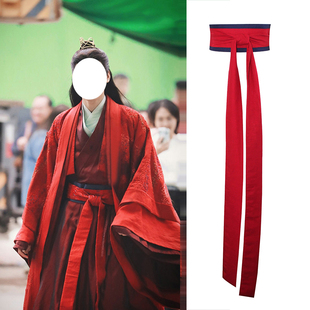 古装剧同款腰封cos多款古装汉服腰带复古纯色棉麻腰封男女款束腰