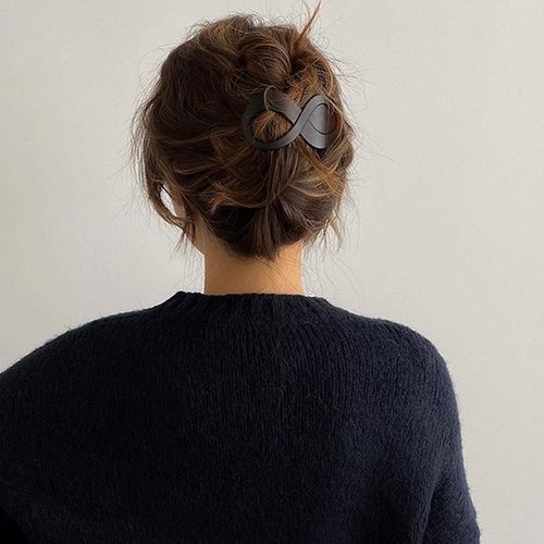 复古八字抓夹女亚克力盘发夹子简约发夹优雅气质发卡洗澡头饰