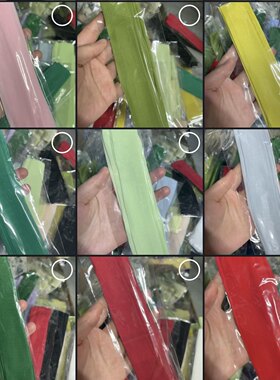1.6米/3米长雪纺系带纯色百搭长腰带汉服发带通用襻膊 多种颜色女