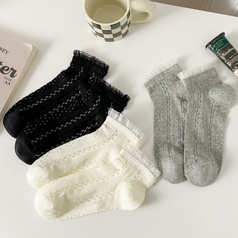 全店满15包邮春夏天薄款个性蕾丝花边短袜镂空韩版学院风潮袜低帮,女士内衣/男士内衣/家居服,短袜,淘宝优惠券,粉丝福利购,淘宝优惠卷