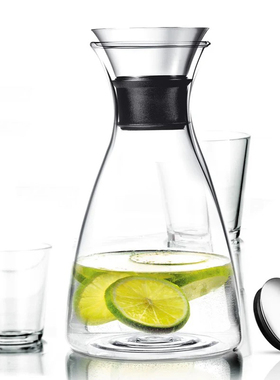 丹麦Eva Solo Carafe 经典防侧漏冷水瓶玻璃醒酒瓶567564冷水壶