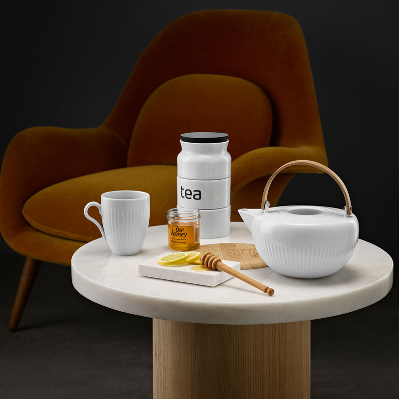 清仓特价 丹麦eva solo简单食光nova古典条纹陶瓷茶壶北欧茶杯