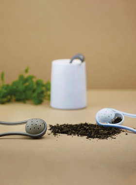 丹麦RIG TIG by stelton挂钩茶球泡茶包 茶水分离过滤器蓝/灰可选
