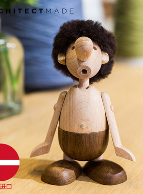 丹麦 ARCHITECTMADE 设计品 Strit小矮人 北欧设计师手工摆件
