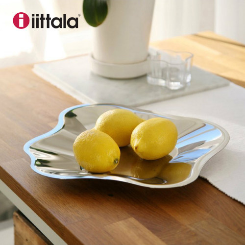 Aalto湖泊iittala不锈钢北欧果盘