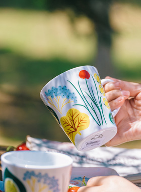 瑞典Rorstrand Kulinara健康后花园罗斯兰陶瓷餐具家用碗盘马克杯