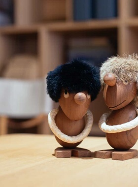 丹麦ARCHITECTMADE设计品 Optimist/Pessimist北欧设计师手工摆件