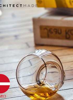 丹麦ARCHITECTMADE大师设计SPRING清泉玻璃杯对杯 威士忌杯酒杯