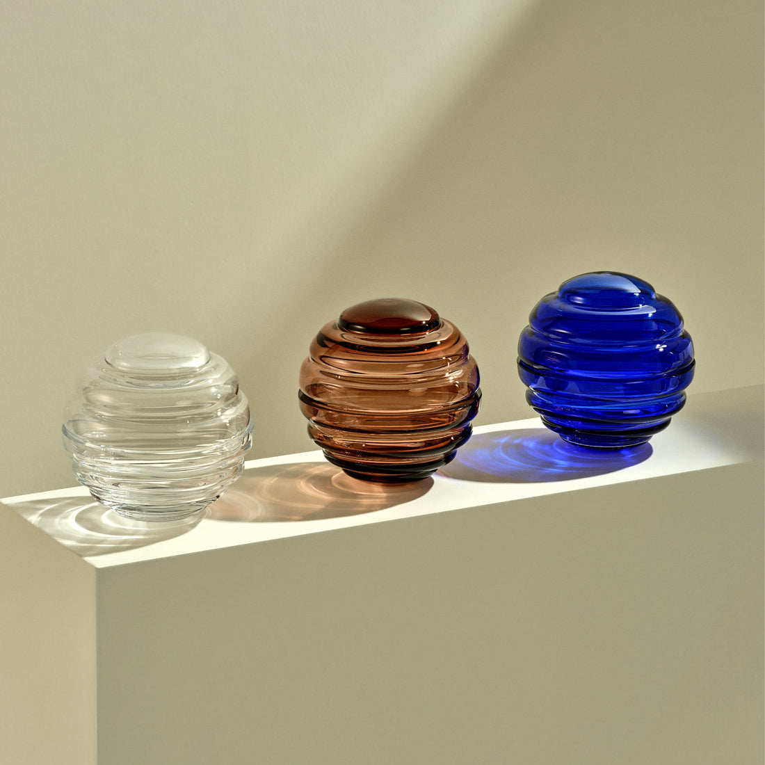 土耳其NUDE努德鸟巢 玻璃收纳罐 饰品首饰盒 装饰摆件 收纳罐