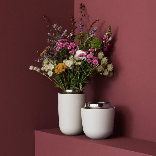 stelton北欧金属丹麦极简花瓶