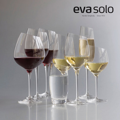 丹麦evasolo斜口红酒杯威士忌
