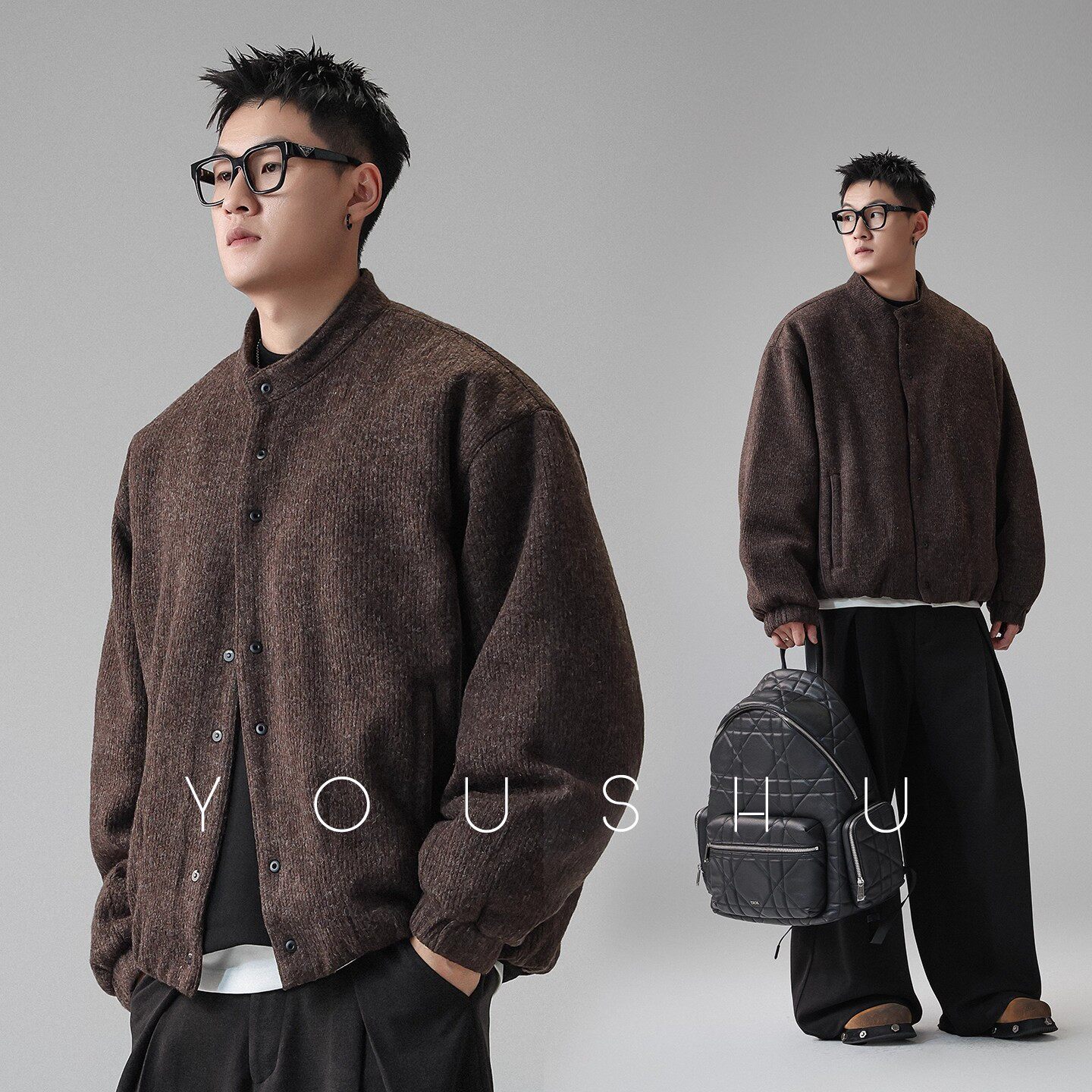 高定系列 羊毛针织毛织 男女同款冬季新款男士小香风羊毛羽绒服,男装,羽绒服,淘宝优惠券,粉丝福利购,淘宝优惠卷