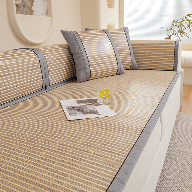 夏季竹席沙发垫防滑凉席坐垫子