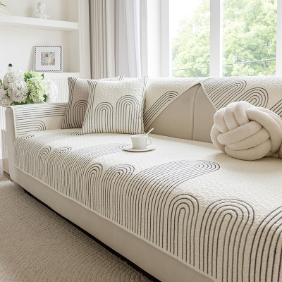 小家子沙发垫2025新款纯棉全棉四季通用皮沙发专用沙发套罩坐垫子