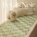 饰 垫厚毛绒格子垫阳台装 奶油风儿童房飘窗垫卧室窗台垫鞋 凳垫四季