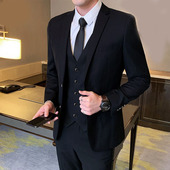 西装 西服小个子青少年面试公务新疆 商务休闲职业修身 套装 男正装